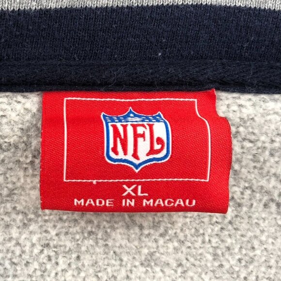 NFL Mens NY Giants Jackets Size XL Quarter Zip Pullover Vontage 2002 - Picture 3 of 13